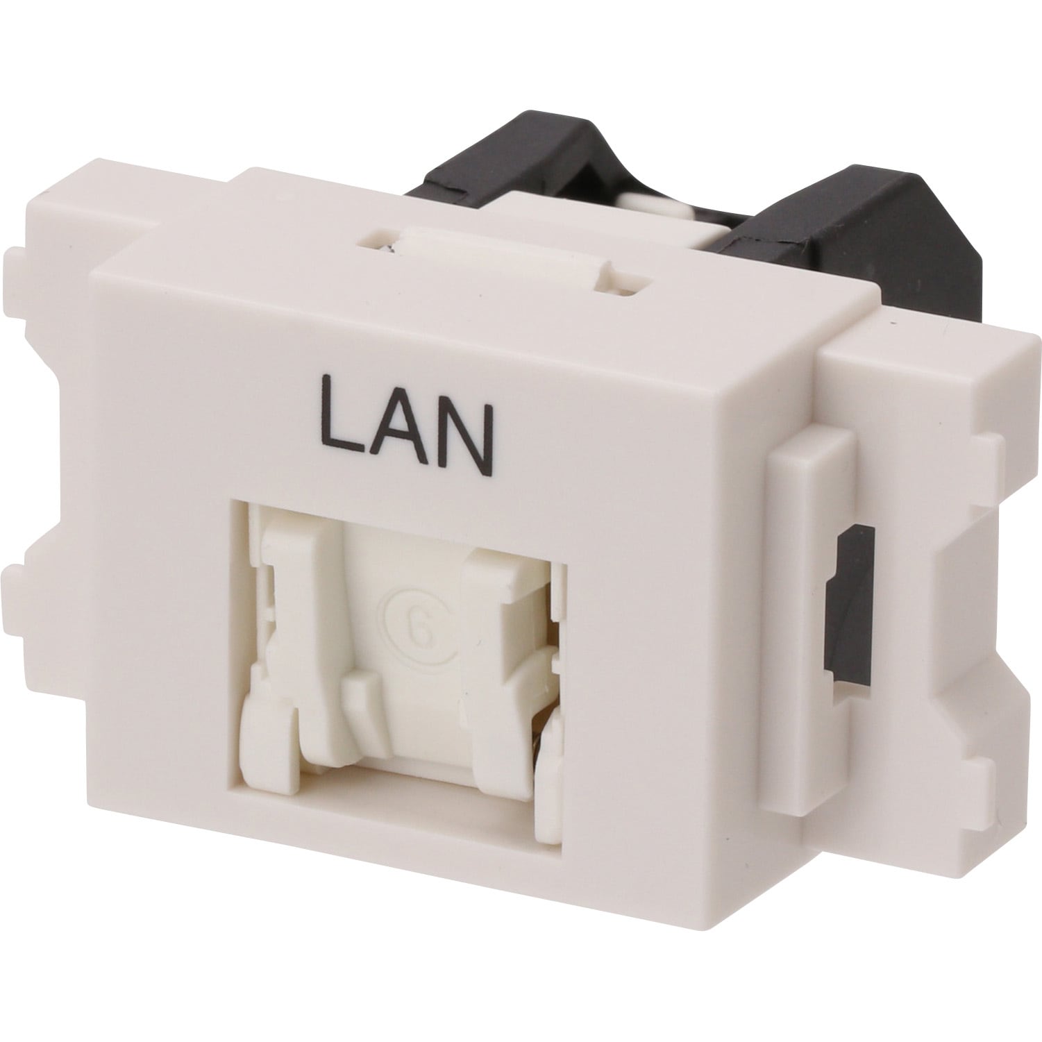 Cat6 LANモジュラジャック(ツールレスタイプ) LMJ-6TLW 無料長期保証