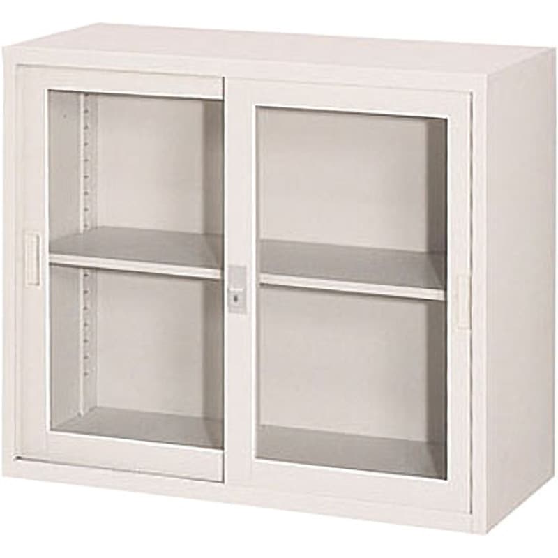 J-807NG A4対応ガラス引戸保管庫 アイリスチトセ ライトグレー色 27,937円