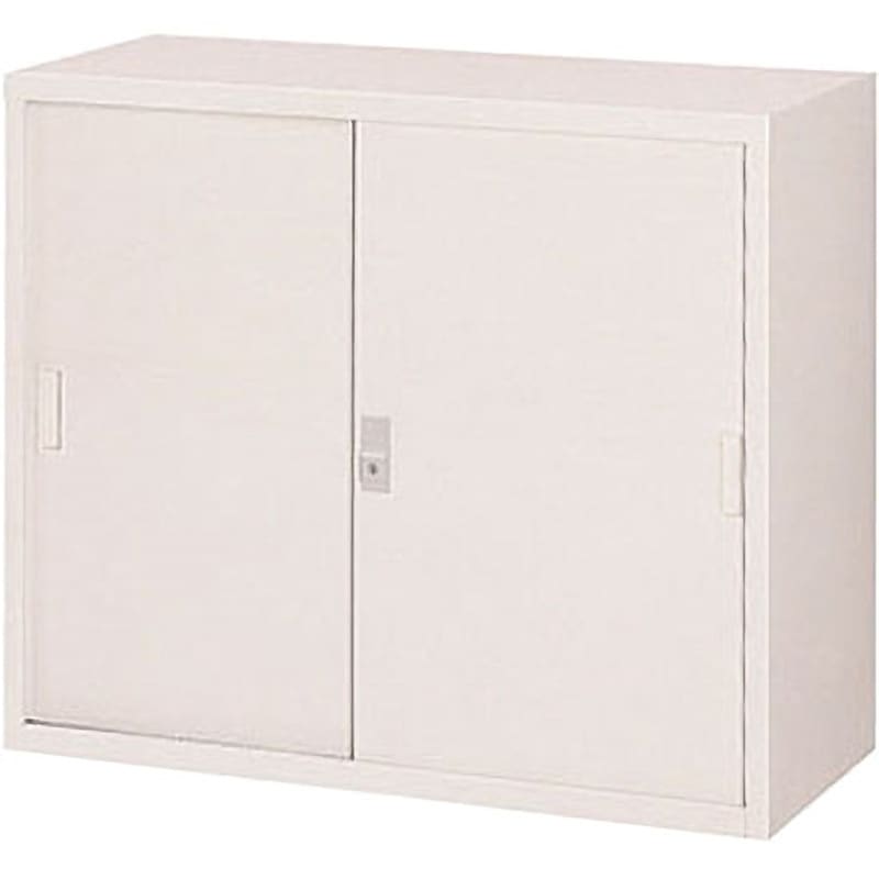 S-807DNG A4対応引戸保管庫 アイリスチトセ ライトグレー色 2段   S-807DNG