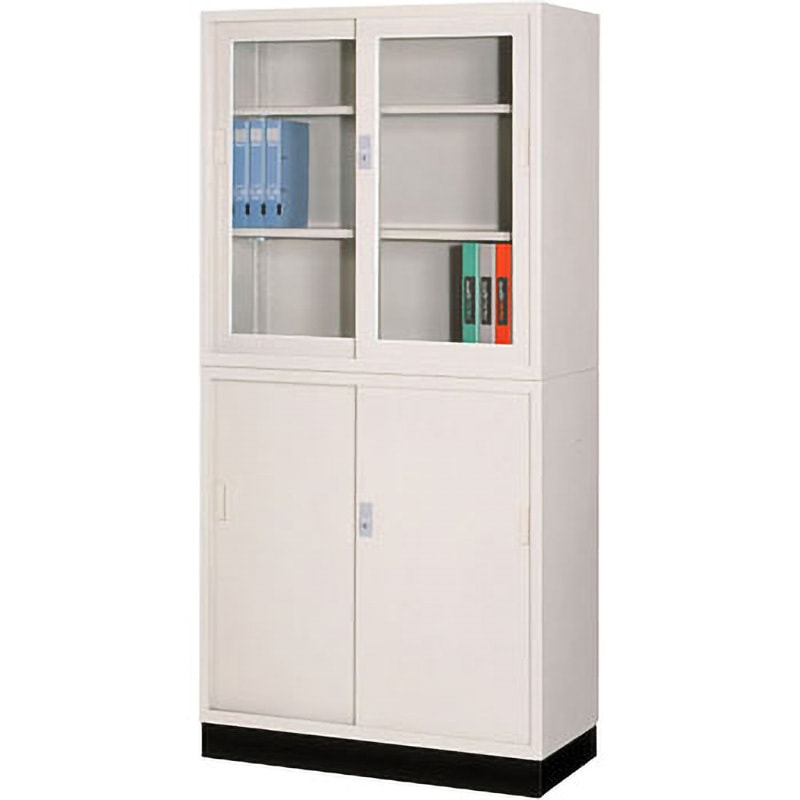 303-NDW 515Dタイプ引戸保管庫 アイリスチトセ ライトグレー色 3段