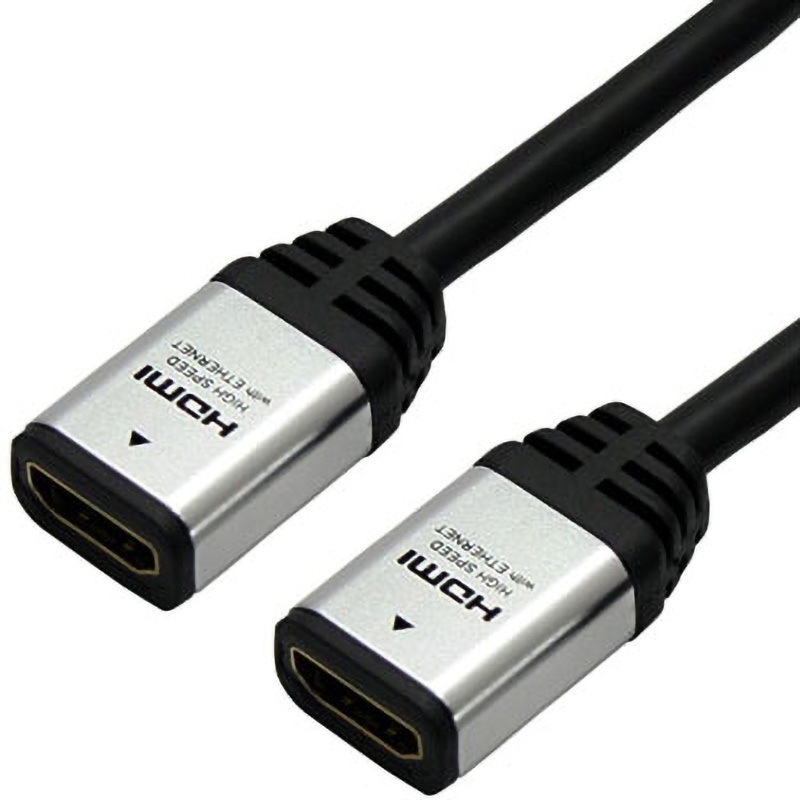 HAFF01-554SV HDMI中継ケーブル ホーリック メス - メス 銀色 【通販