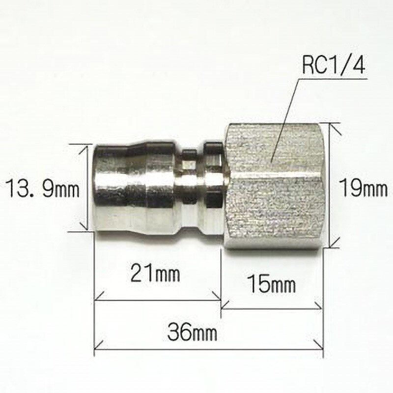 32PF-1/4 高圧洗浄機ランス接続用カプラー 1個 中部高圧ホース 【通販