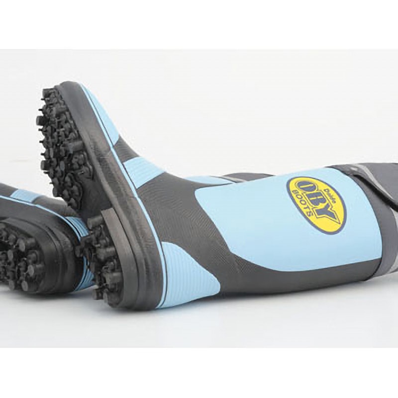 71B オビーブーツNS Daido(大同石油) 長靴 ブルー色 作業靴