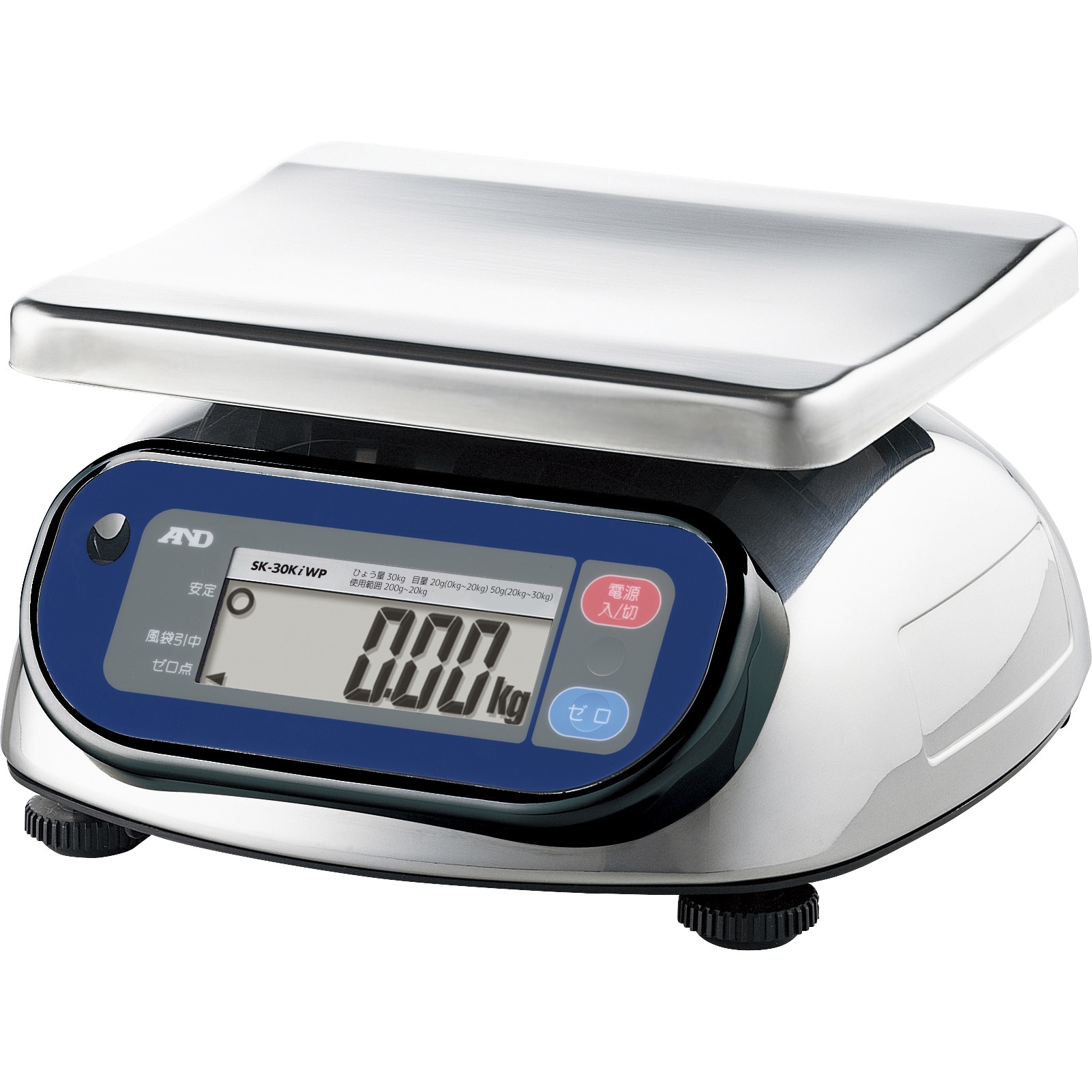 A&D　防水・防塵デジタルはかり SK-30KiWP 30㎏　はかり　計り SK30KiWP-JA 検定付きはかり 防塵・防水はかり SK-iWPシリーズ A&D