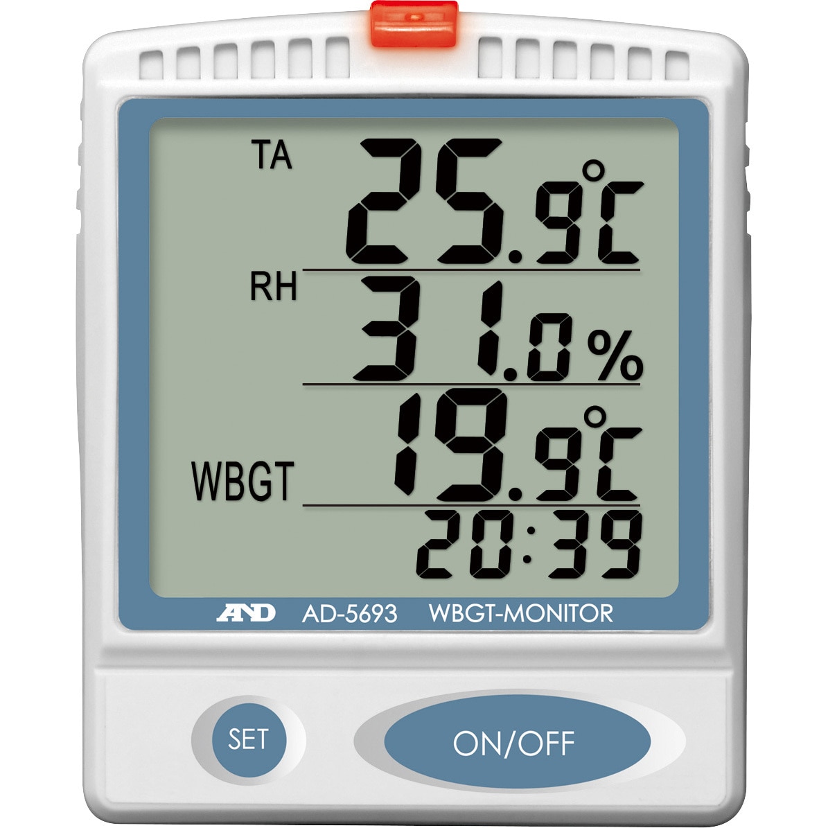 AD5693 熱中症指数計 / 熱中症指数モニター 壁掛・卓上形 熱中症指数計