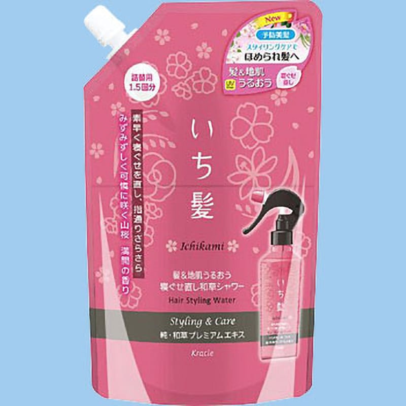 いち髪 髪&地肌うるおう寝ぐせ直し和草シャワー 1個(375mL) クラシエ