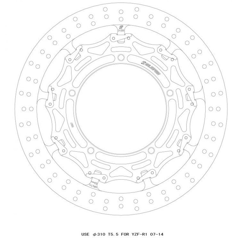 GSBDF0007R F)ZX-10R 08-15/ZX-14R 12-20/ZX-6R 19(2BL-ZX636G