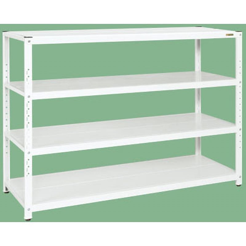 STN3-1812W サカエラック サカエ ホワイト色 スチール 荷重500kg 荷重100kg/段 高さ1200mm奥行650mm  STN3-1812W