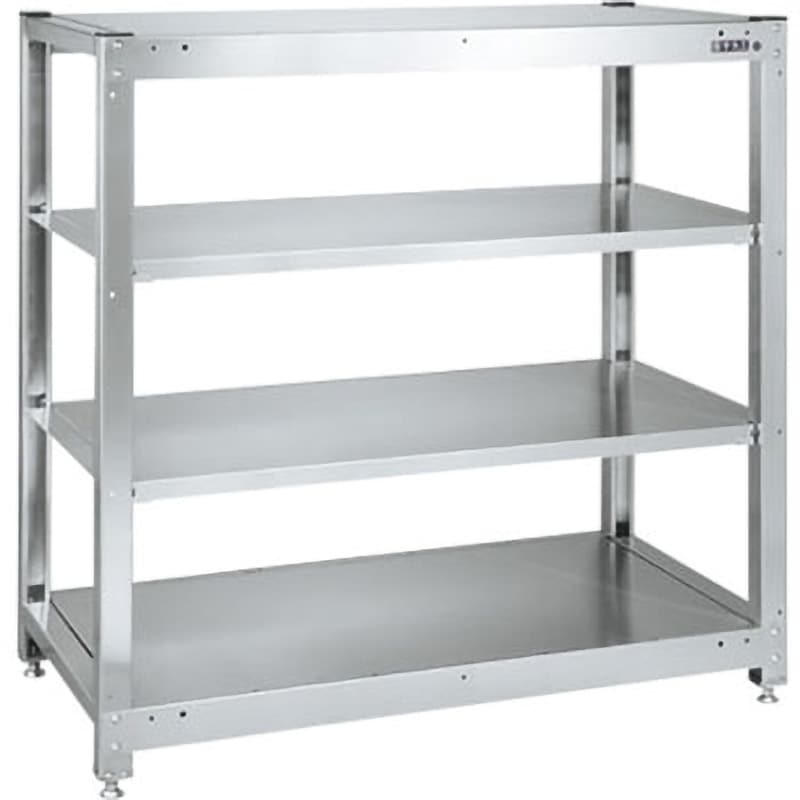 SLN-1234SU4 ステンレスラック サカエ 段数4 高さ1200mm SLN