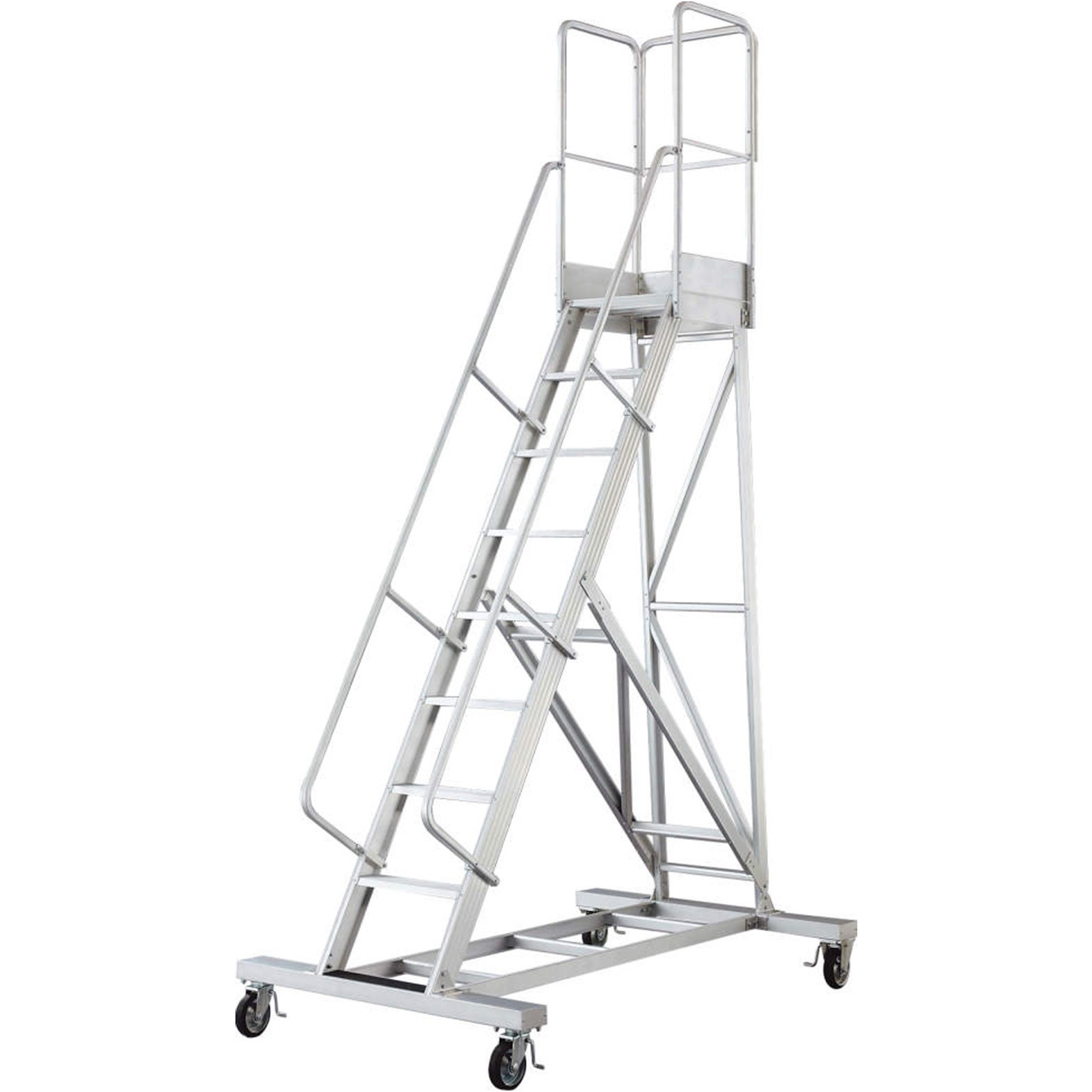 DA-270A110 組立作業台 DA ライトステップ (長尺型) 長谷川工業 天板高