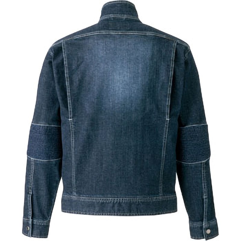 8930-554 デニム蛇腹ライダースジャケット 8930-554 寅壱 L 【通販 