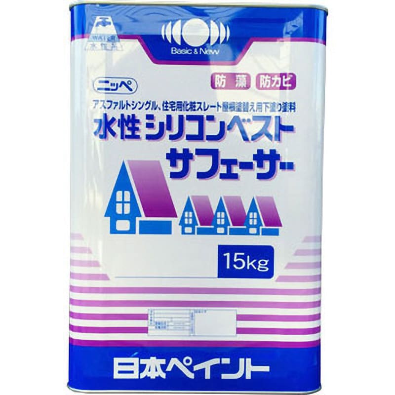 1004656 水性シリコンベストサフェーサー 1缶(15kg) 日本ペイント 【通販サイトMonotaRO】