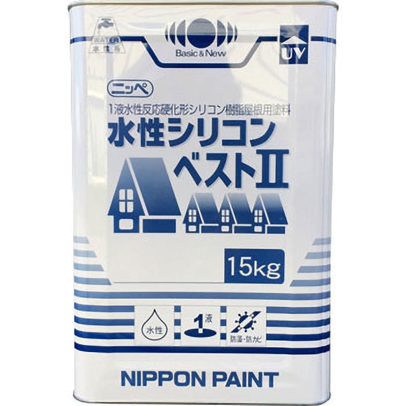 1004718 水性シリコンベストⅡ 1缶(15kg) 日本ペイント 【通販サイト