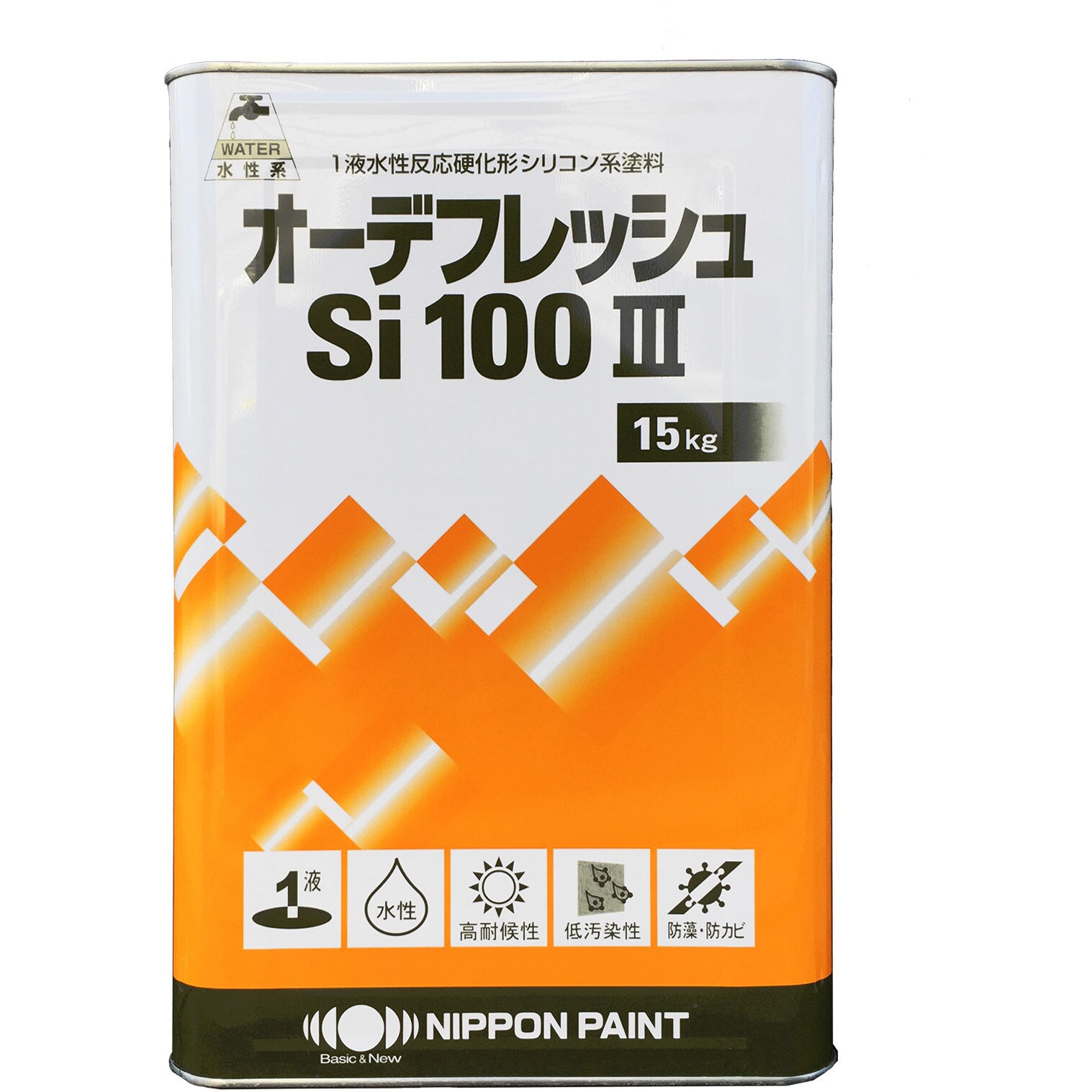 3009809 オーデフレッシュSi100Ⅲ 日本ペイント 水性 色ND-102 1缶(15kg) - 【通販モノタロウ】