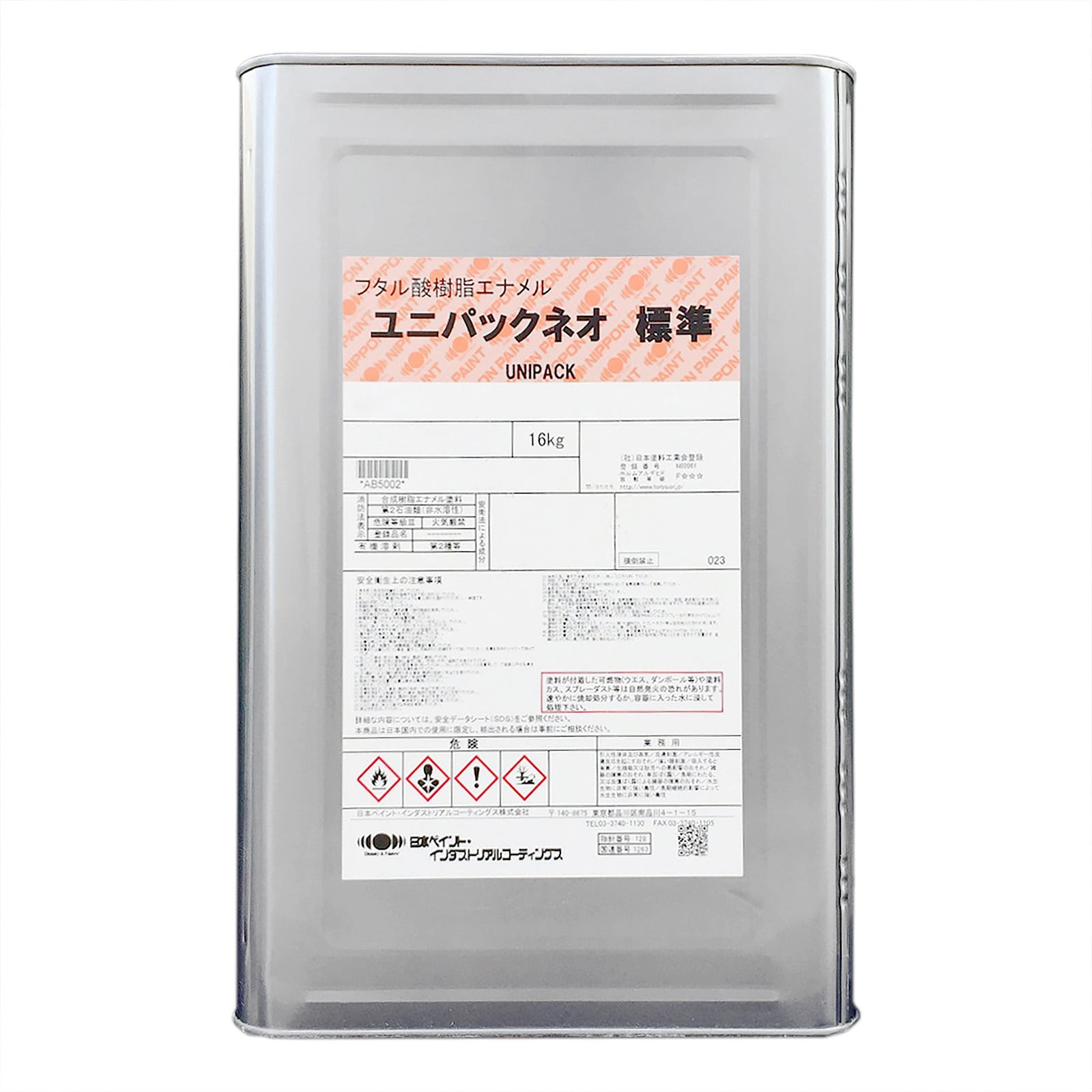 3004013 ユニパックネオ 標準 1缶(16kg) 日本ペイント 【通販サイトMonotaRO】