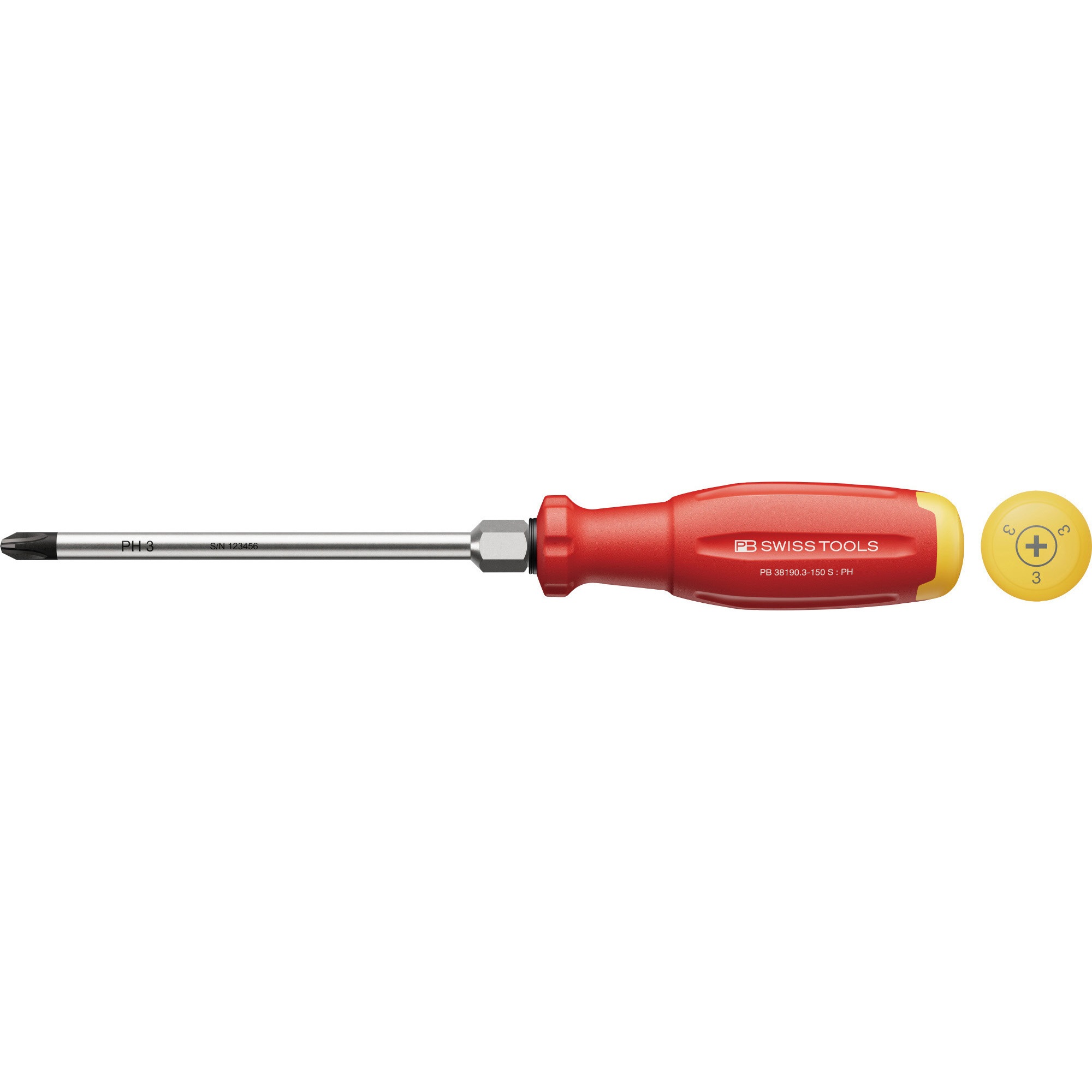 専用◇B5◇B6 38190.3-150S プラスドライバー 根元六角 (SwissGrip Evo) PB SWISS
