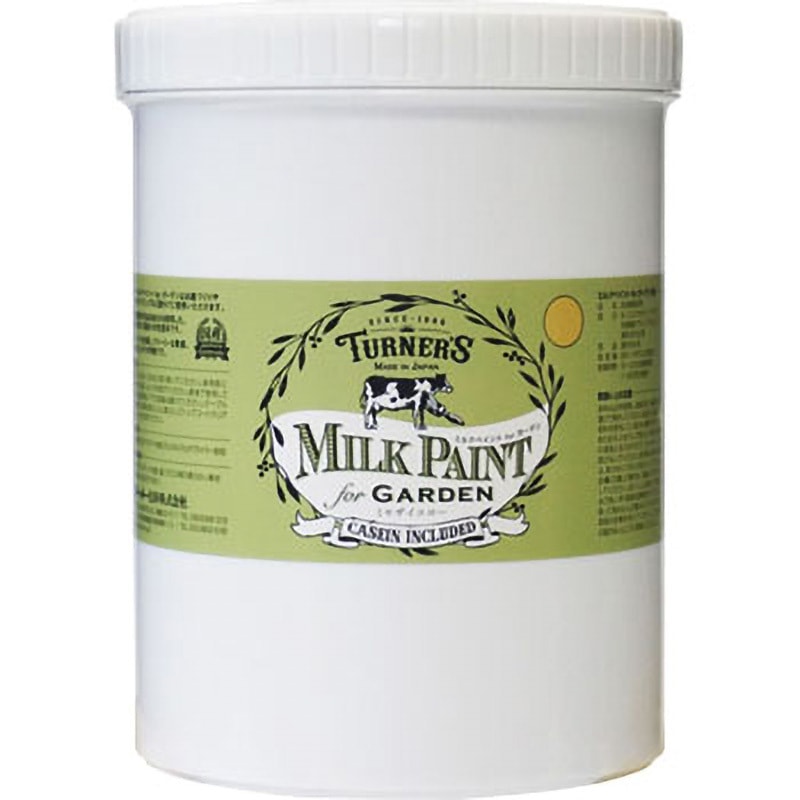 ミルクペイントforガーデン ターナー色彩 耐水 屋外 ミモザイエロー色