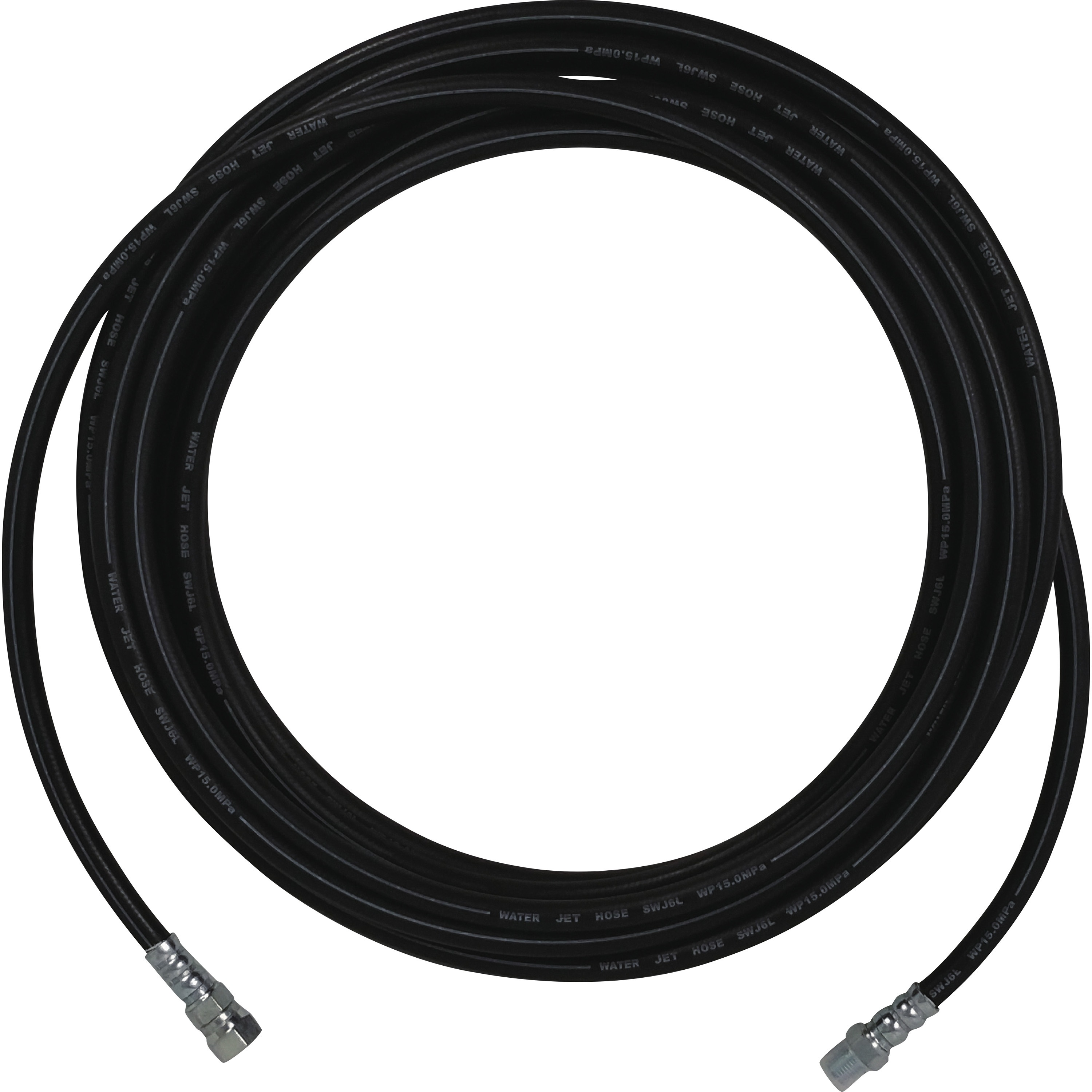 2865W10 洗浄ホース6H フルテック カプラ無 1/4M-U1/4 長さ10m  2865W10