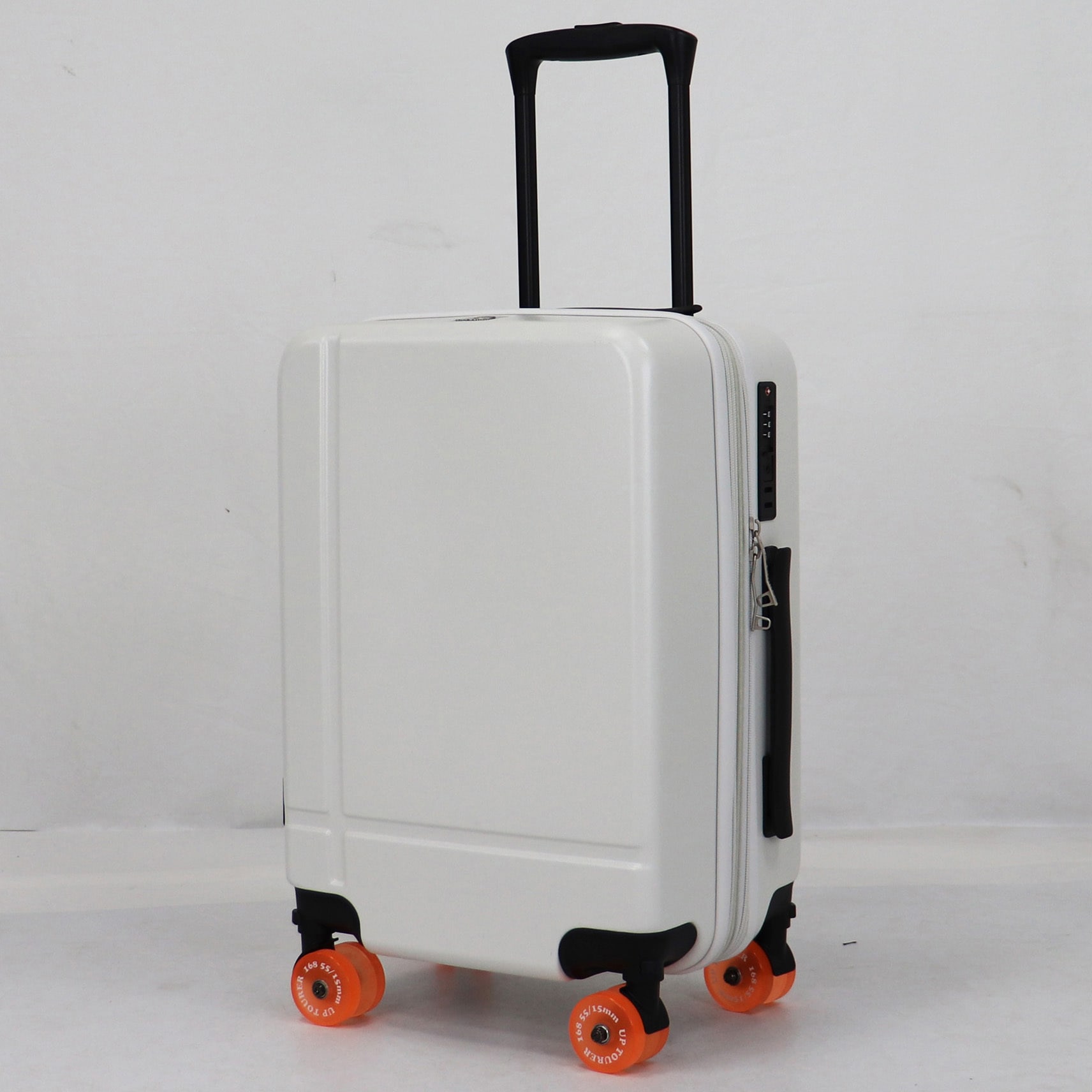 【ゆう】muta 中型スーツケース ホワイト UT103-2 WTS カラーフット拡張キャリーケース 一六八 ホワイト色