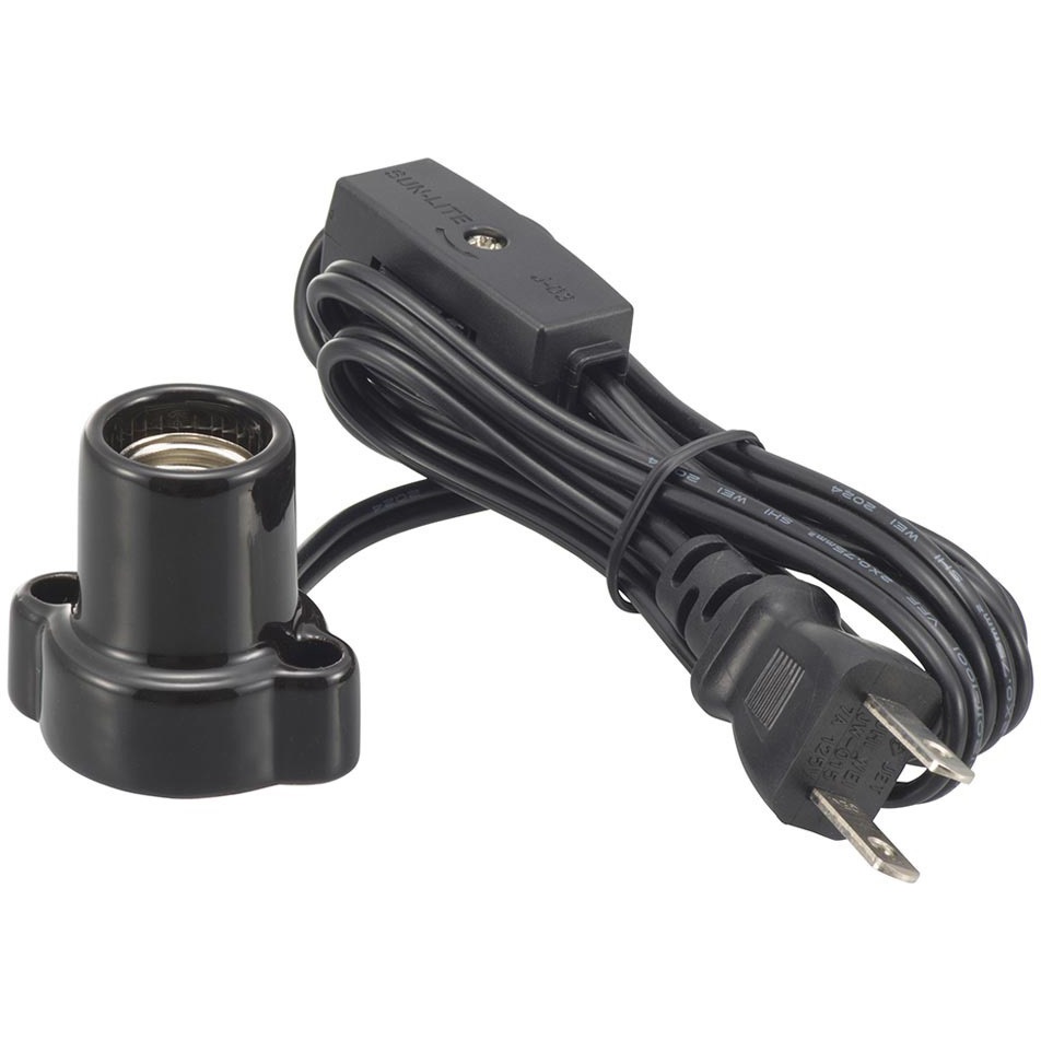 HS-L1715ZRS-K 磁器レセップ スイッチ付 オーム電機 口金E17用 黒色 1