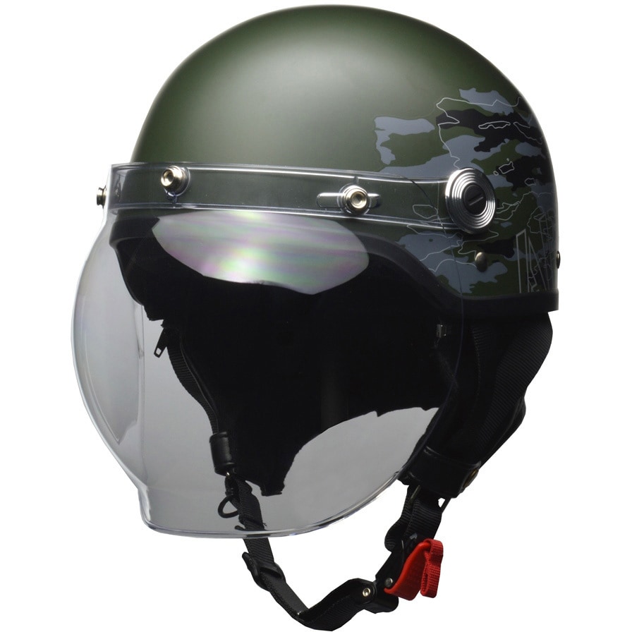 CR-760バブル付きハーフヘルメット LEAD(リード工業) フリー(57