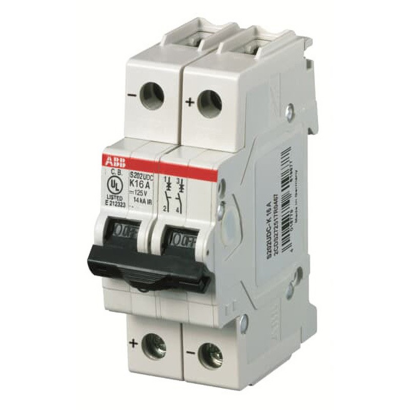 S202UDC-K4 ミニチュアサーキットブレーカ ABB 4A 幅35mm奥行69mm 