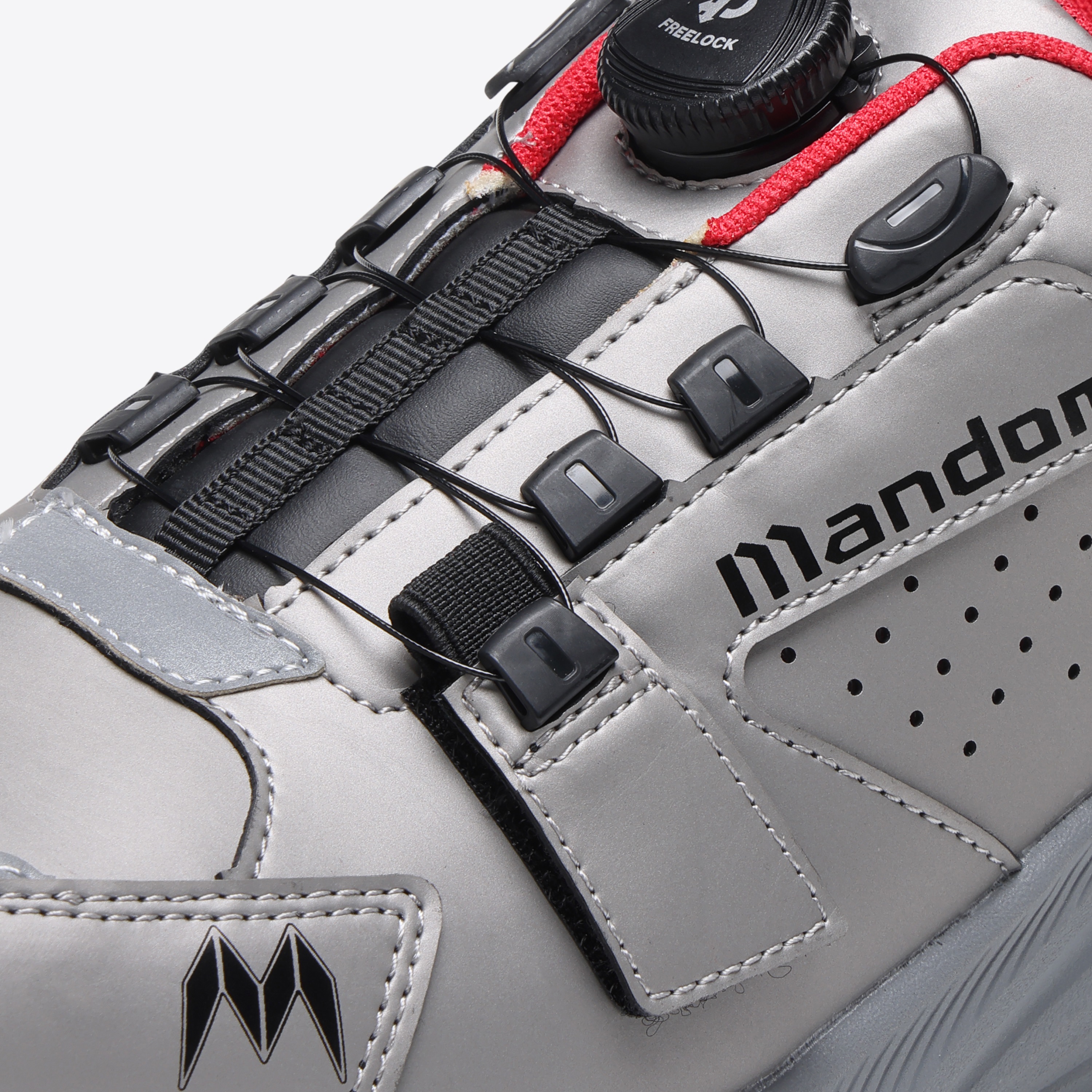 919 マンダムDIAL EZ#919 マンダム 作業靴 合成皮革 シルバー色 サイズ