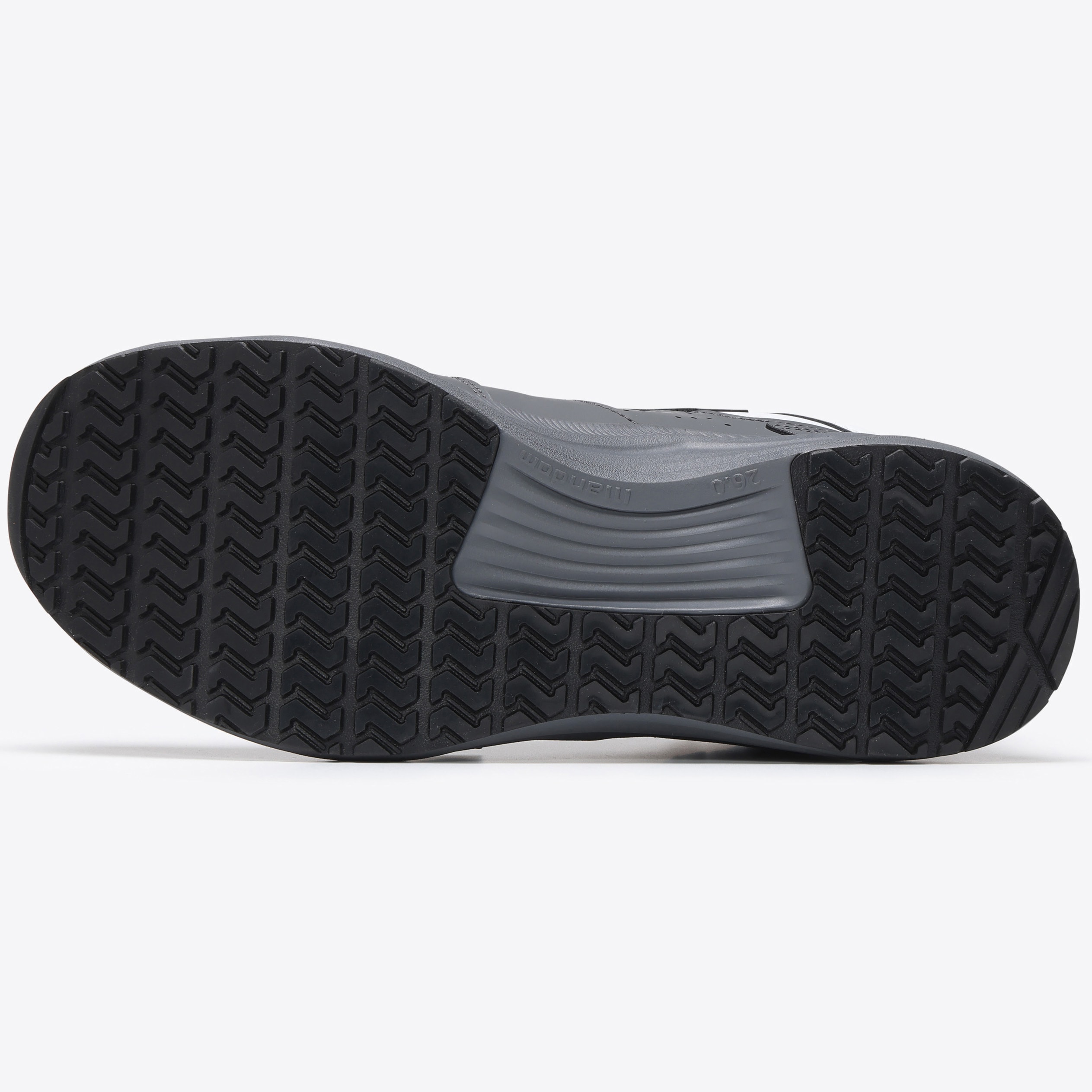 969 マンダムDIAL EZ#969 マンダム 作業靴 合成皮革 グレー色 サイズ