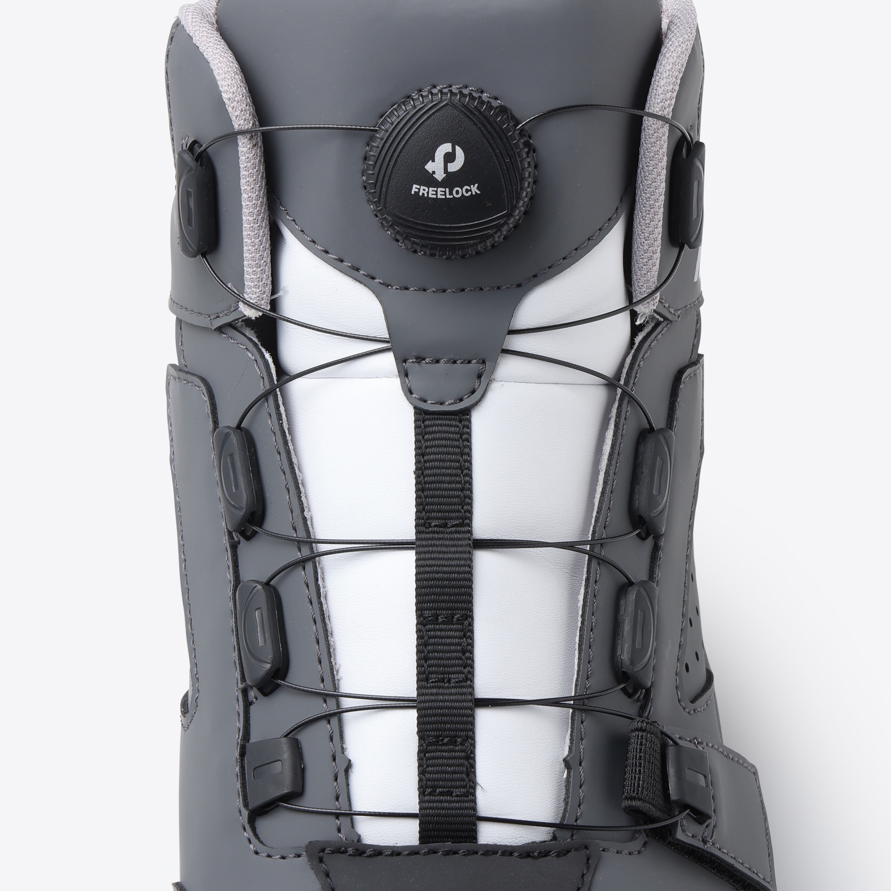 969 マンダムDIAL EZ#969 マンダム 作業靴 合成皮革 グレー色 サイズ