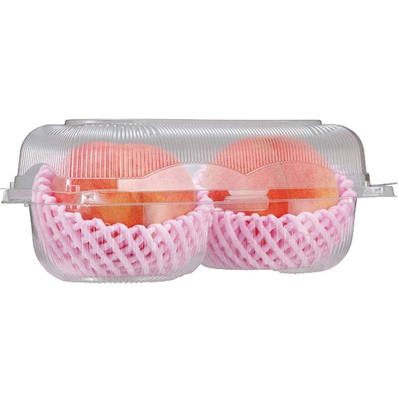 CP007663 桃りんご梨2個用ペコペットフルーツ3L-2(600枚) エフピコチューパ 材質A-PET