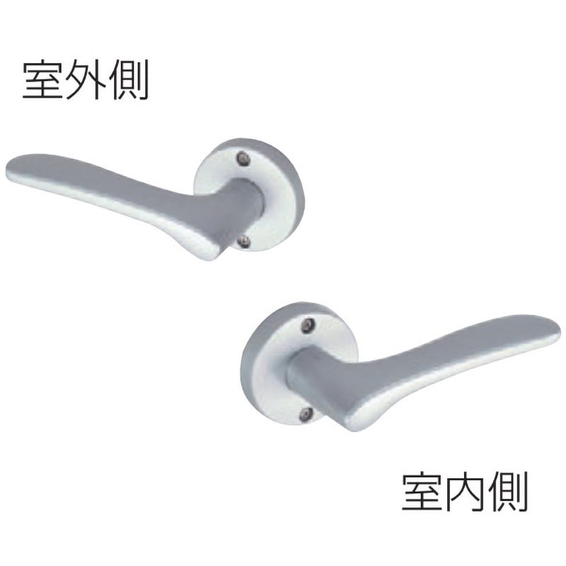 JL-20-1M-TN BS60 Jレバー 丸座空錠 バックセット60mmタイプ