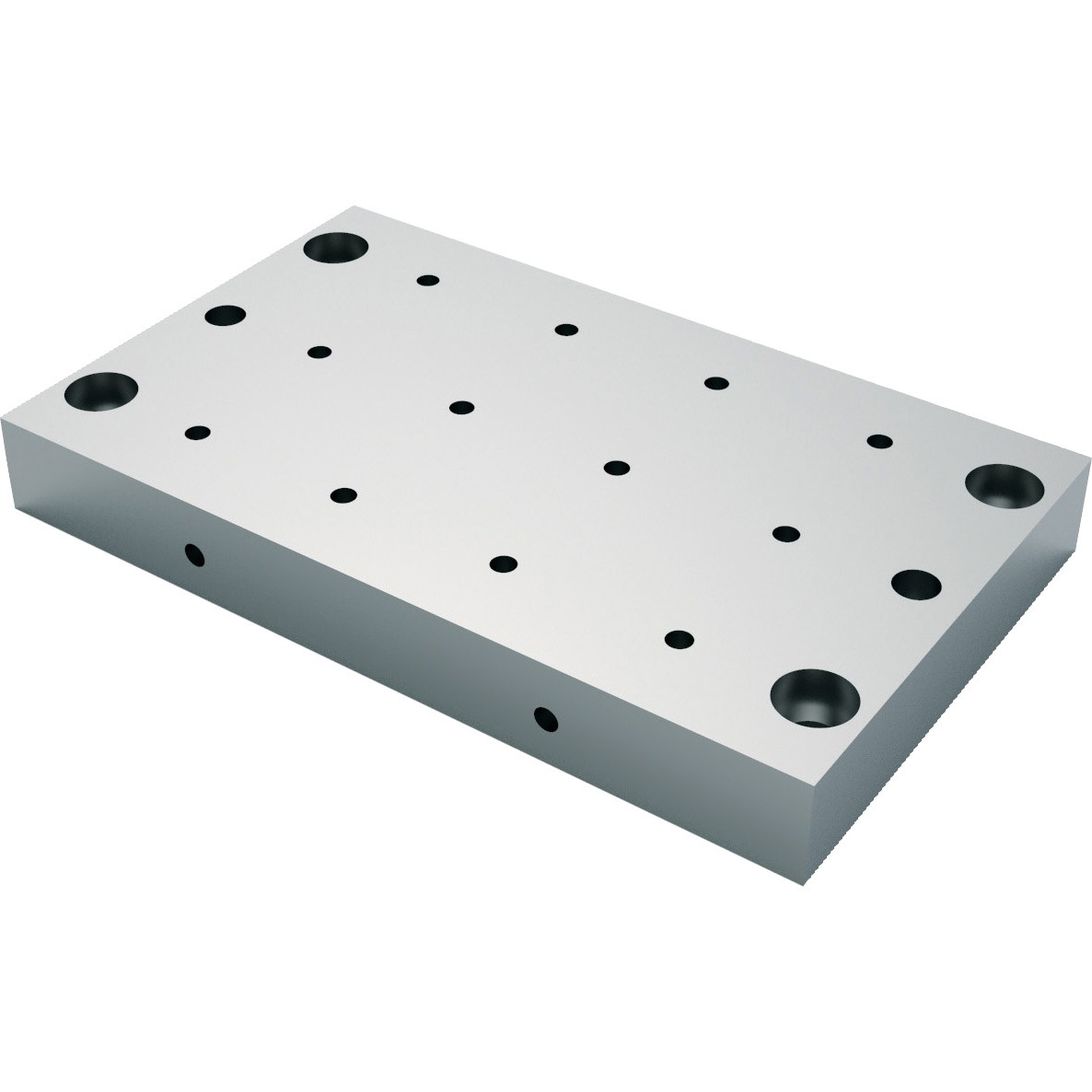 YF140-248HPL ファナックDDR-T用ゆりかごプレートシリーズ ナベヤ タップ穴  (12個 M8)タイプ 長さ248mm  YF140-248HPL