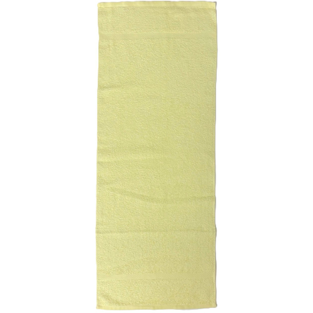 FC071103 日本製 180匁 フェイスタオル 林 イエロー色 1ケース(600枚) FC071103
