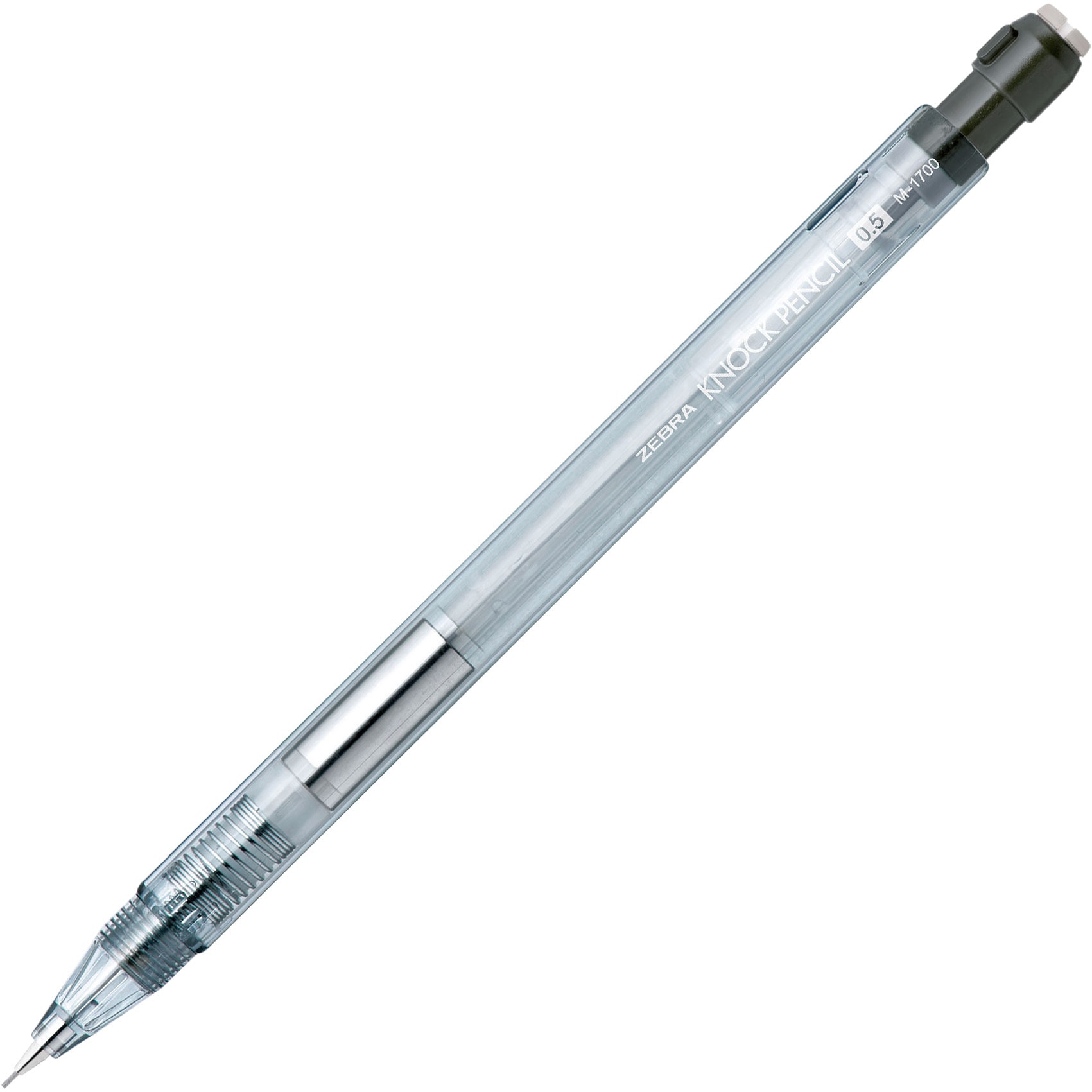 MA117-C ノックペンシル M-1700 ゼブラ 透明色 芯径0.5mm MA117-C