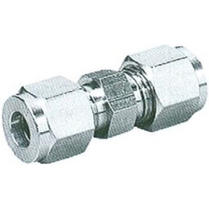 U-16-0 Wフェルールフィッティング U フレヤードユニオン フジトク ステンレス 全長54mm