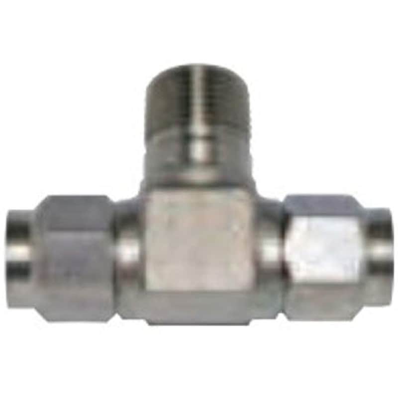 TA-8X6-1/8 樹脂チューブ継手 PTFEチューブ用 TA 両口チーズ(オス) フジトク 適合管外径8×6mm 1個