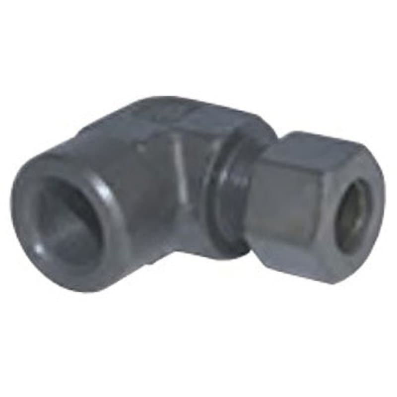 EA-25X1(08) 鋼管用 くい込み継手 EA 隔壁ハーフエルボ(メス) フジトク 適合管外径25mm