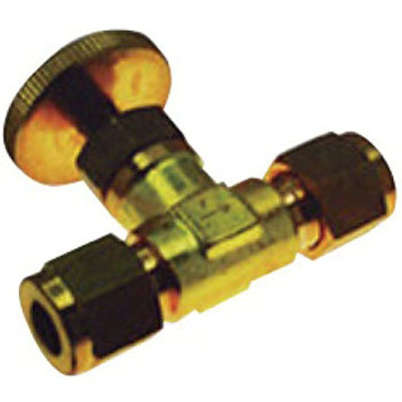 YVU-10M-BS 黄銅製 ミニチュアバルブ  YVU ミニチュアバルブ(ユニオン型) 1個 フジトク 【通販モノタロウ】バルブ