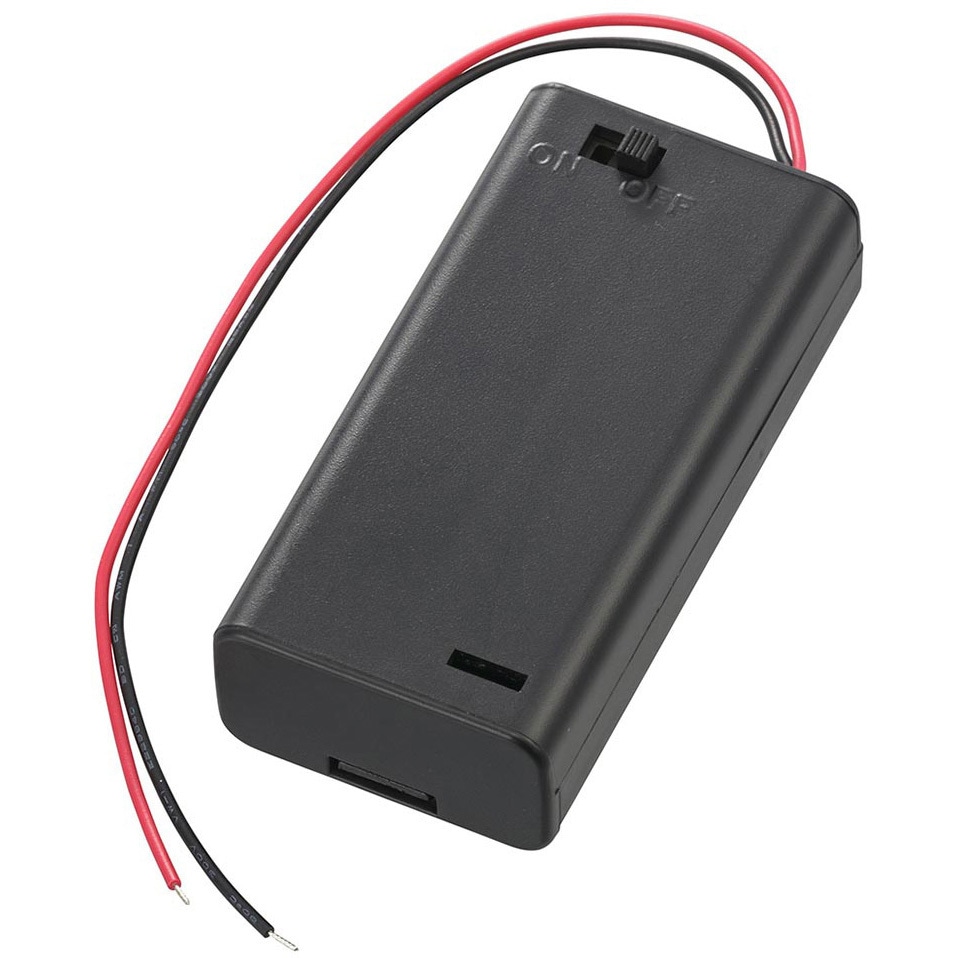 KIT-UM3X2 SK 電池ケース 単3×2コ用 スイッチ・カバー付 1個