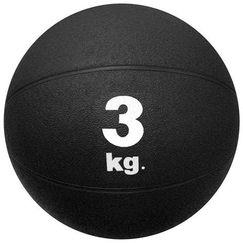 MB5730 メディシンボール 3kg ブラック 秦運動具工業 (HATAS) 直径22.8cm  MB5730