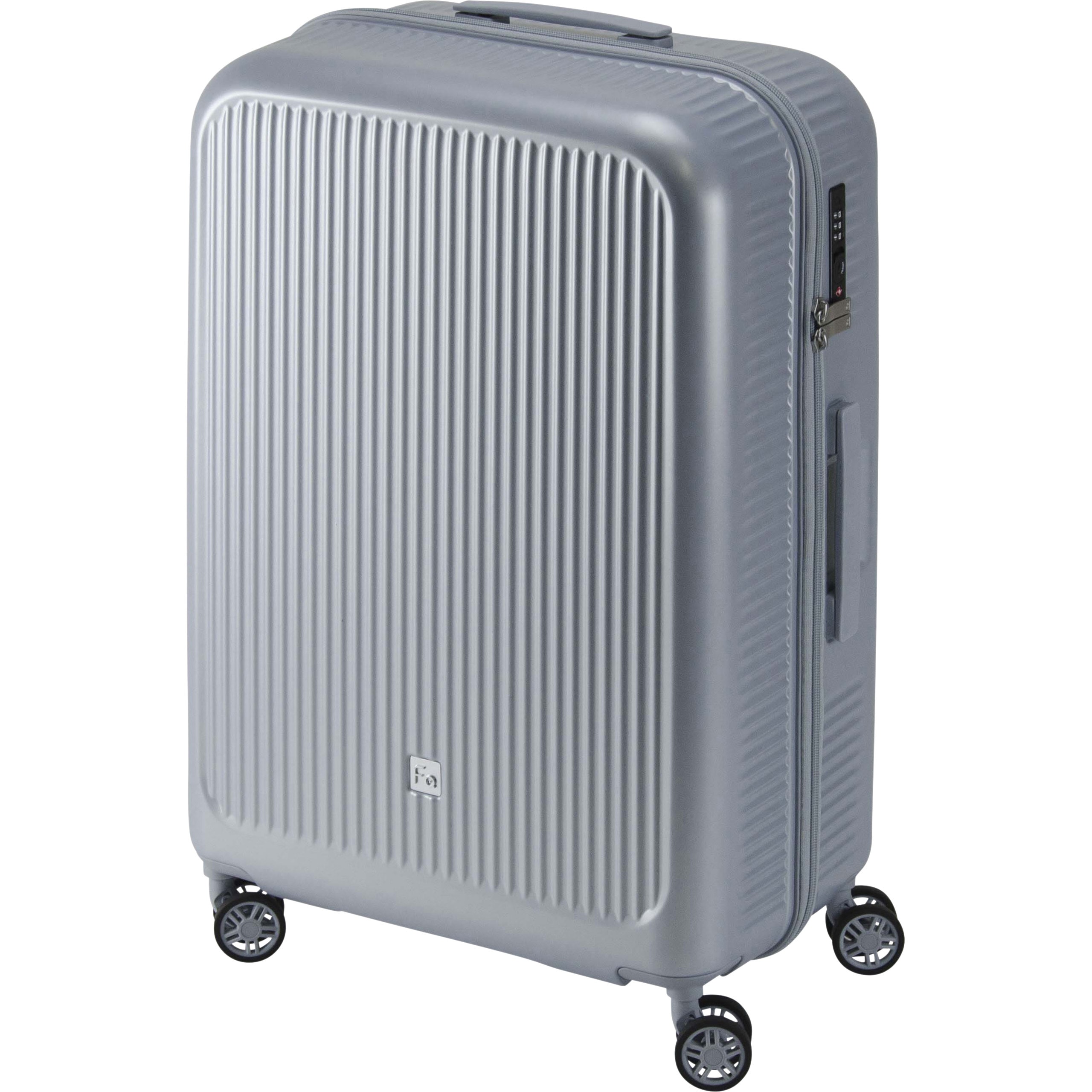 1-512 SIL アウラ スーツケース 4輪キャリー エンドー鞄 容量58L シルバー色 サイズM  1-512 SIL