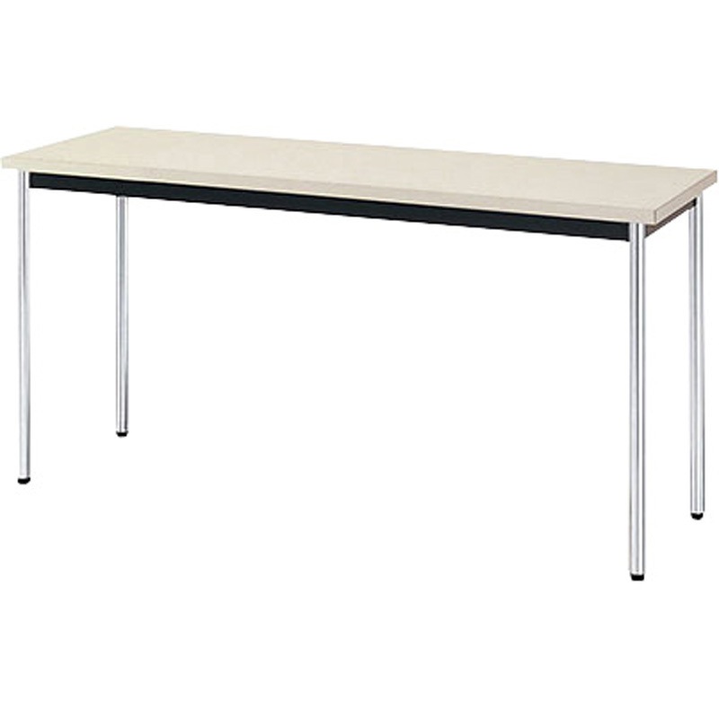 KM1545-WH ナイキ 会議テーブル ナイキ ホワイト シルバー 高さ700mm間口1500mm奥行450mm  KM1545-WH