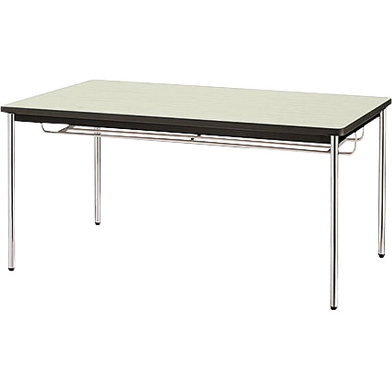 KM1590ST-WH ナイキ 会議テーブル ナイキ ホワイト シルバー 高さ700mm間口1500mm奥行900mm  KM1590ST-WH