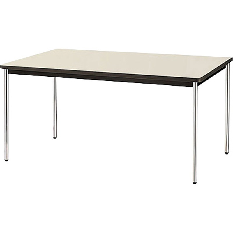 KM1590S-WH ナイキ 会議テーブル ナイキ ホワイト シルバー 高さ700mm間口1500mm奥行900mm  KM1590S-WH