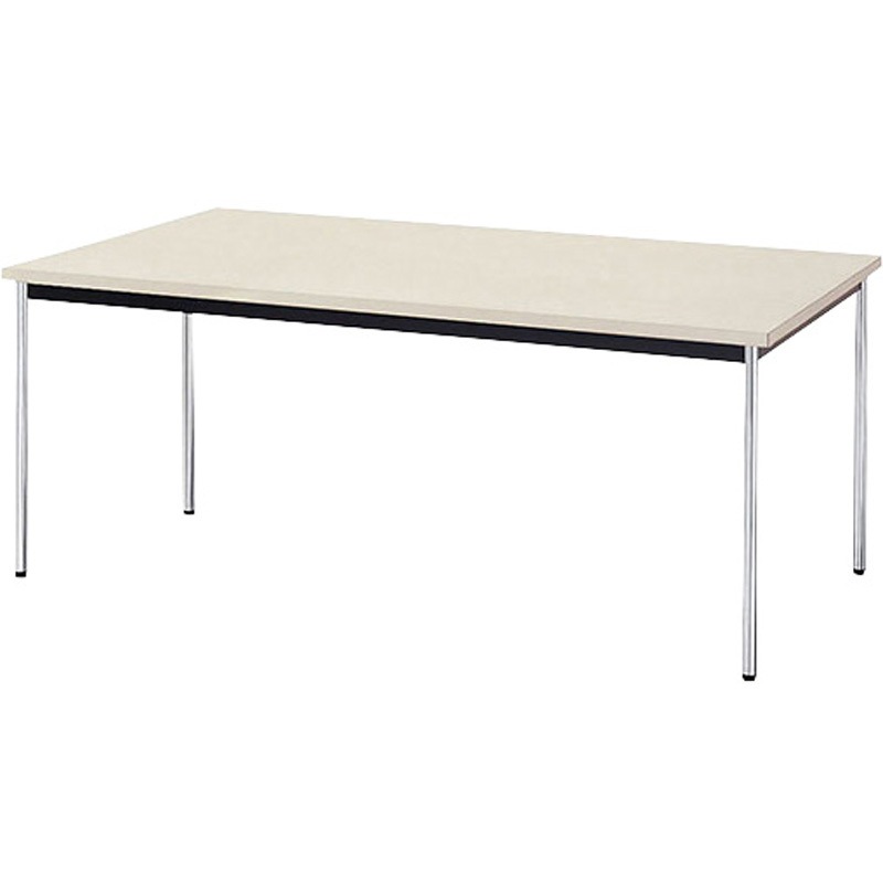 KM1890-WH ナイキ 会議テーブル ナイキ ホワイト シルバー 高さ700mm間口1800mm奥行900mm  KM1890-WH