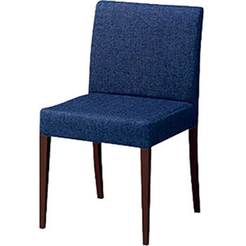 E390F-M8-BL ミーティングチェアー(肘無) E390型 ナイキ 布張り ブルー色 高さ815mm幅460mm奥行530mm 40,937円