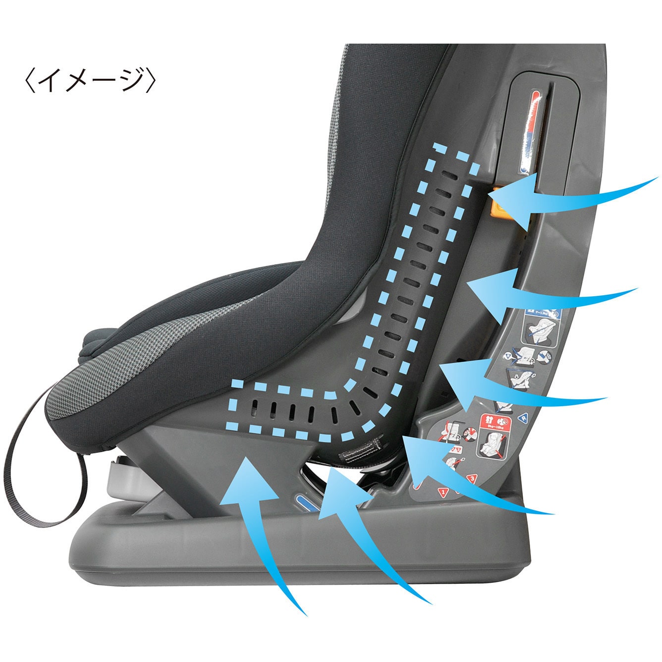 35101 チャイルドシート ラクールISOFIX リーマン ティエラブラック色 - 【通販モノタロウ】