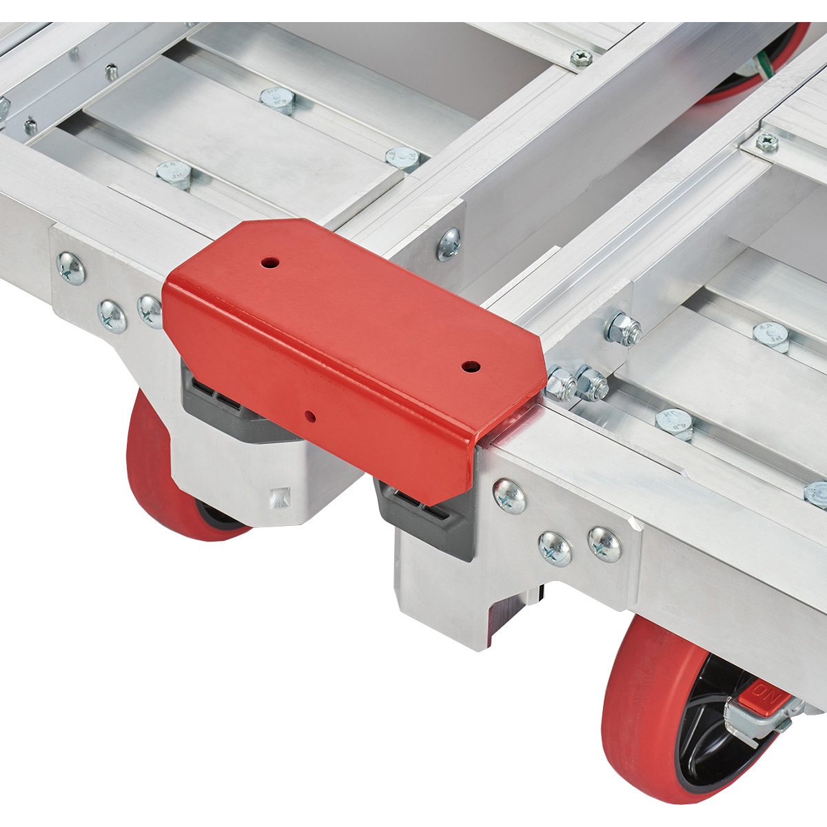 NAC-J2 イットン台車用連結金具 長谷川工業 幅76mm長さ175mm 1セット(2