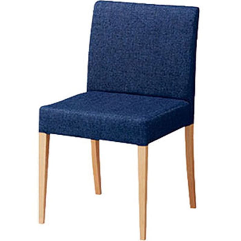 E390F-M7-BL ミーティングチェアー(肘無) E390型 ナイキ 布張り ブルー色 高さ815mm幅460mm奥行530mm 40,937円