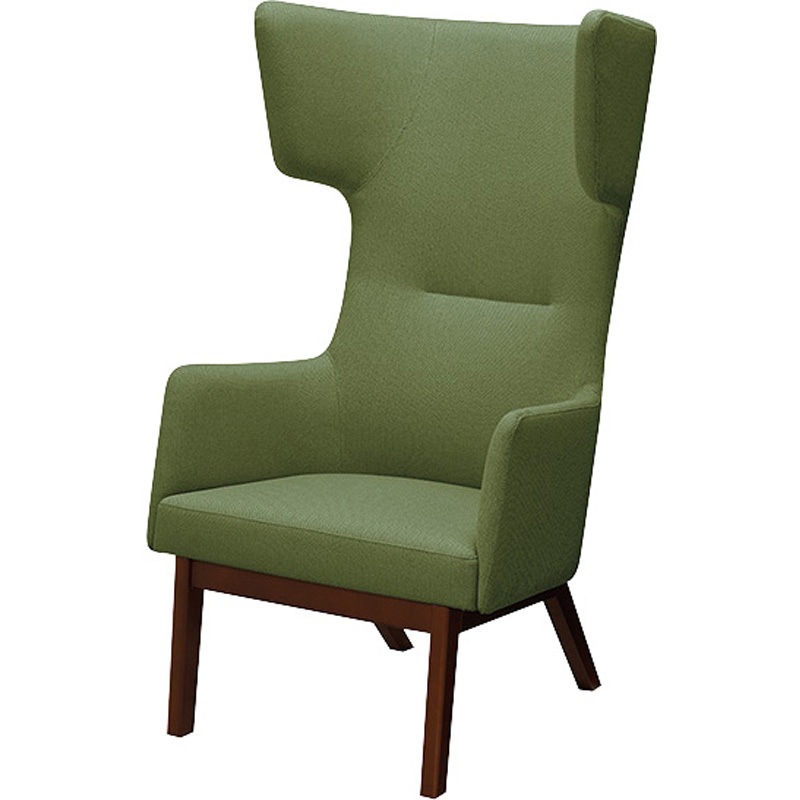 RC70F-RGR ソロワークチェアー RC70型 ナイキ グリーン色 木製 布張りRENU 高さ1175mm幅655mm奥行740mm 129,900円